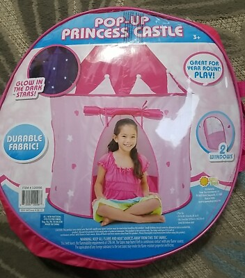 #ad Pop up Princess Castle Dreamtopia Pink Princess Play Tent for Kids $26.96