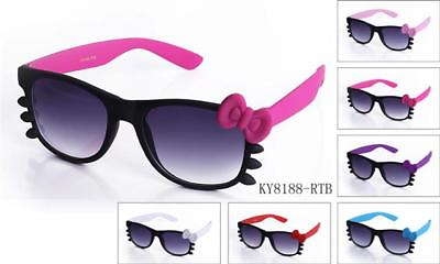 #ad Hello Kitty Women Lady Teen Sunglasses with Bow Party Glasses Soft Frame UV400 $9.99