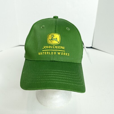 #ad New John Deere Hat SnapBack Cap Green Waterloo Works NWT K Products $18.95
