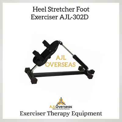 #ad New Heel Stretcher Foot Exerciser Therapy AJL 302D Mattel Black Standard Size $159.99