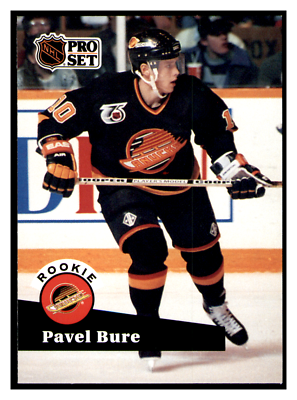 #ad #ad 1991 92 Pro Set Pavel Bure RC #564 Vancouver Canucks $1.80