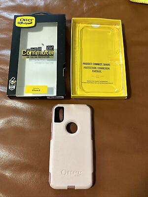 #ad Otterbox iPhone X XS Commuter Series Case Soft Pink USED $14.99