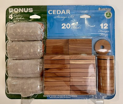#ad Cedar Storage Set New $6.99