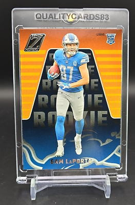 #ad SAM LAPORTA ROOKIE PANINI RC WITH CASE NFL DETROIT LIONS JERSEY # 87 $14.99