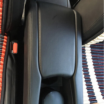 #ad 3 Pcs Leather Center Armrest Box Case Cover Trim For Honda Civic 2016 2017 2018 $19.99