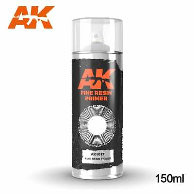 #ad AK Interactive Fine Resin Primer Spray 150ml New C $15.00
