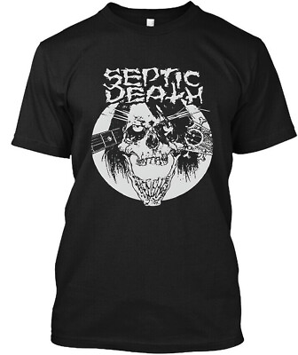 #ad Limited NEW Septic Death American Hard Music Group Vintage Graphic T Shirt S 4XL $17.99