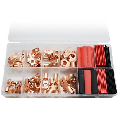 #ad 150Pc AWG 2 10 Copper Wire Terminal Set Strong Reliable Connections $20.89