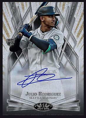 #ad 2022 Topps Tier One Signature Rookie Autograph Julio Rodriguez RC Digital Card $11.99