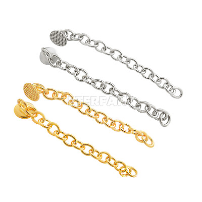 #ad ETERFANT Dental Ortho Lingual Buttons Traction Chains Round Plated Silver Gold $41.79