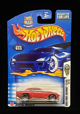 #ad Hot Wheels 2003 First Editions GT 03 #033 ** VINTAGE ** WSP WHEELS ** GTO ** $7.75