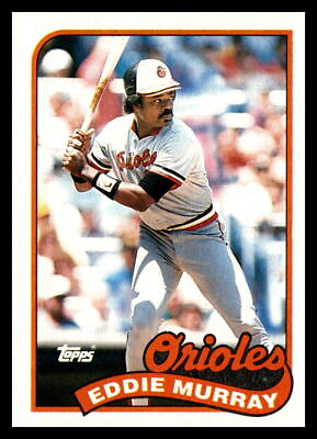 #ad 1989 Topps #625 Eddie Murray Baltimore Orioles Baseball Card $1.55