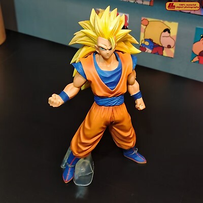 #ad Anime Dragon Ball Z Super Saiyan 3 Son Goku Prize E Figure Statue Toy Gift $55.99