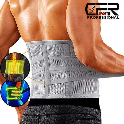 #ad Adjustable Lumbar Support Lower Waist Back Belt Brace Pain Relief Men Women $12.99