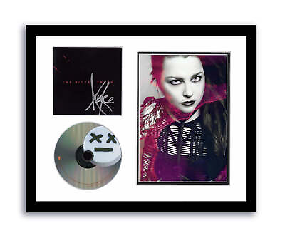 #ad Evanescence Amy Lee Autographed 11x14 Framed CD Bitter Truth Signed ACOA 17 $329.99