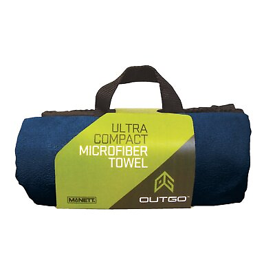 #ad Microfiber Ultra Absorbent Quick Dry Gym Towel Outdoor Navy Blue XL $26.95