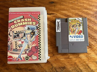 #ad The Incredible Crash Dummies Nintendo Nes Tested Authentic With Rental Case $35.00