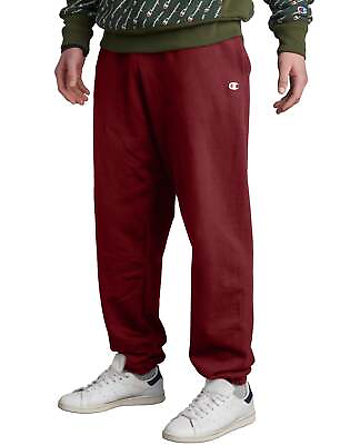 #ad Reverse Weave Sweatpants Champion Life Men Pockets Fleece Drawcord Elastic Waist $55.00