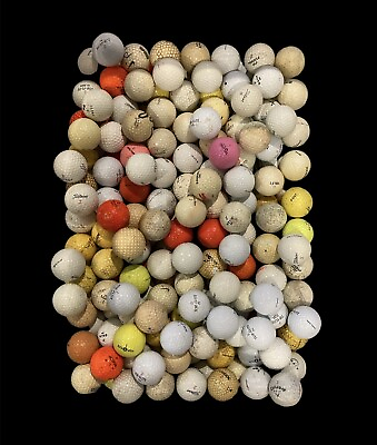 #ad Lot Of 65 Used Random golf balls Titleist Spalding And Other $17.51