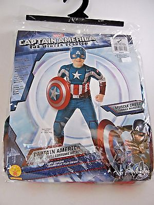 #ad Child Boy S 4 6 Avengers CAPTAIN AMERICA Winter Soldier Halloween Costume $19.99