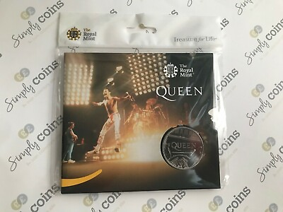 #ad Simply Coins 2020 QUEEN LIVE FIVE 5 POUND ROYAL MINT PACK BU BUNC $69.34
