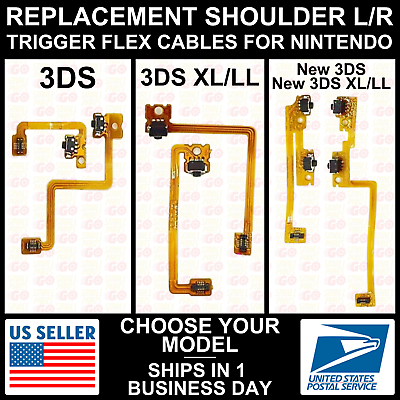 #ad Shoulder Trigger Button Left Right Flex Cable for Nintendo New 3DS XL LL Repair $4.49
