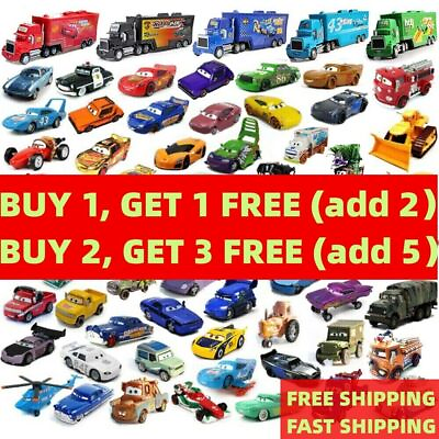 #ad Disney Pixar Cars Lightning McQueen 1:55 Diecast Model Car Toy Gift for Boy Kids $37.99