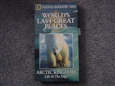 #ad National Geographic Video Arctic Kingdom Life Edge World#x27;s Last Great Places VHS $4.00