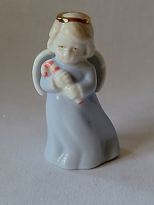 #ad Vintage Child Angel Girl Holding Candy Cane $7.99