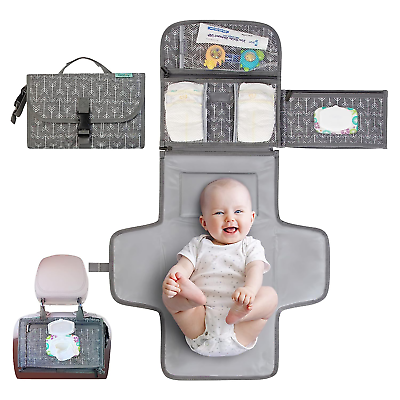 #ad Portable Diaper Changing Pad Baby Changing Pad amp; Diaper Changer Travel Bag $47.99