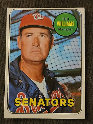#ad 1969 Topps High #650 Ted Williams NR MINT $19.99