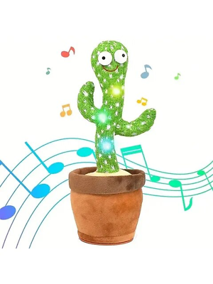 #ad 1Pc Dancing Talking Cactus Toys for Baby Boys and Girls Singing Mimicking $15.58