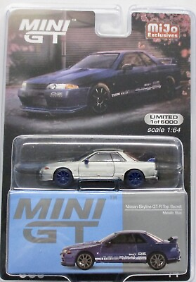 #ad 2023 MIJO EXCLUSIVE MINI GT NISSAN SKYLINE GT R TOP SECRET RAW CHASE #589 $47.99