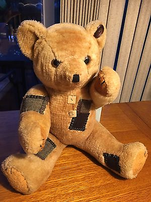#ad Patches Collectible Bear 18quot; tall Movable Arms amp; Legs $2.95