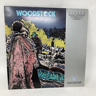 #ad Woodstock quot;3 Days of Peace amp; Musicquot; LASERDISC Very Good Music Documentary $20.00