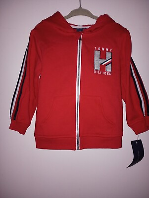 #ad Tommy Hilfiger Toddler Jacket 24 Months Toddler Red Zip Up Jacket $12.99