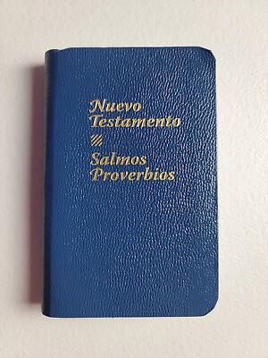 #ad Nuevo Testamento Salmos Proverbios De Bolsillo Pocket Spanish New Testament $10.00