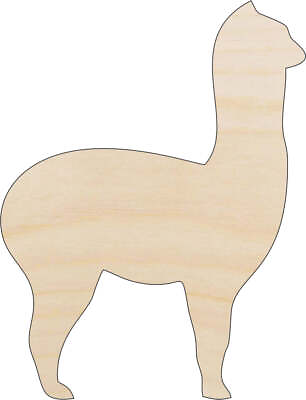 #ad Alpaca Llama Laser Cut Out Unfinished Wood Craft Shape ANML52 $59.94