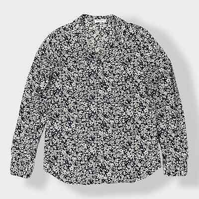 #ad Equipment Femme 100% Cotton floral Button up top size S $55.00
