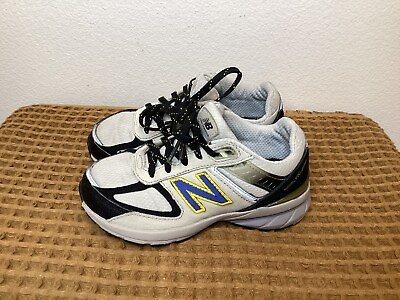 #ad #ad New Balance 990v5 Kids Gray Black Blue Running Sneakers Size 11.5 Shoes PC990SB5 $31.32