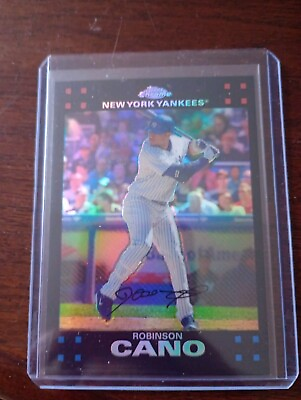 #ad 2007 Topps Chrome #100 Robinson Cano Refractor $1.88