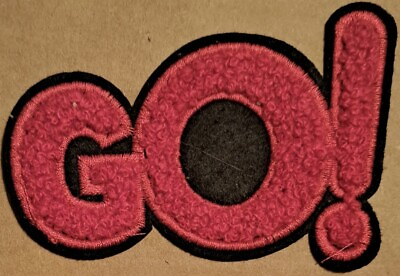 #ad Go chenille Iron on patch $7.65