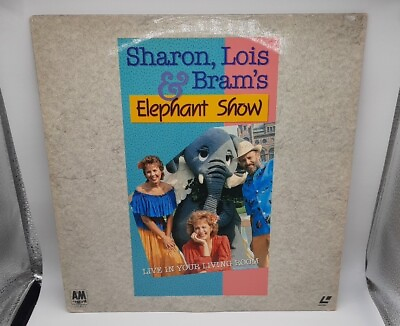 #ad Vintage Sharon Lois amp; Bram The Elephant Show Live In Your Living Room Laserdisc $25.00