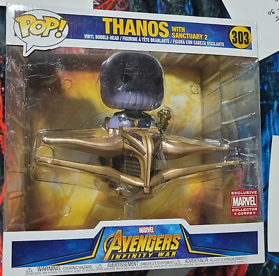 #ad SOLD OUT VAULTED THANOS SANCTUARY 2 AVENGERS INFINITY WAR FUNKO POP MARVEL COLL. $17.00