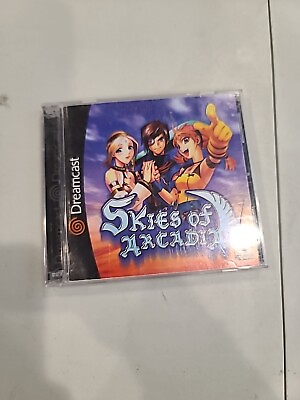 #ad Skies of Arcadia Sega Dreamcast 2000 CIB $139.99
