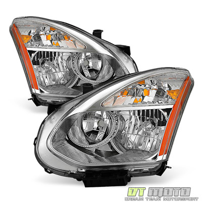 #ad For 2008 2013 Nissna Rogue Halogen Headlights Headlamps Replacement LeftRight $84.99