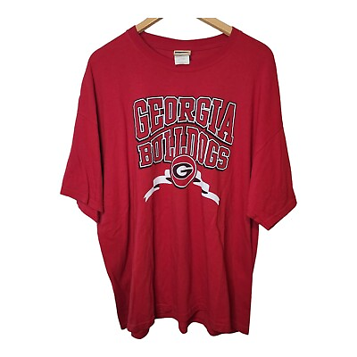 #ad Vintage Georgia Bulldogs Shirt Mens 2XL College Football Basketball University $18.99