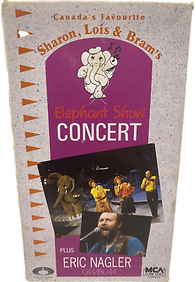 #ad Sharon Lois amp; Bram’s Elephant Show Concert VHS Eric Nagler Children’s Singing C $149.99