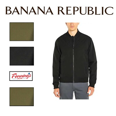 #ad Banana Republic Men’s Bomber Jacket G12 $36.95