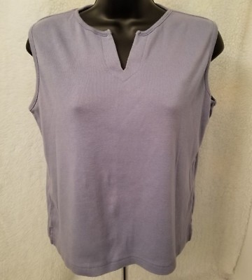 #ad All Points by Reference Point Shirt Top Blouse Size M Womens Blue $11.69